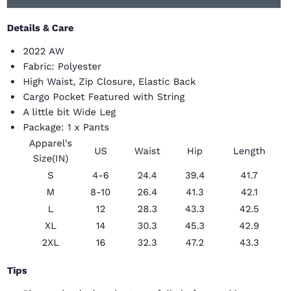 Zip front cargo pants - Picture 4 of 4